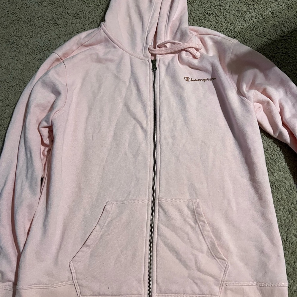 Women’s champion zip up hoodie large